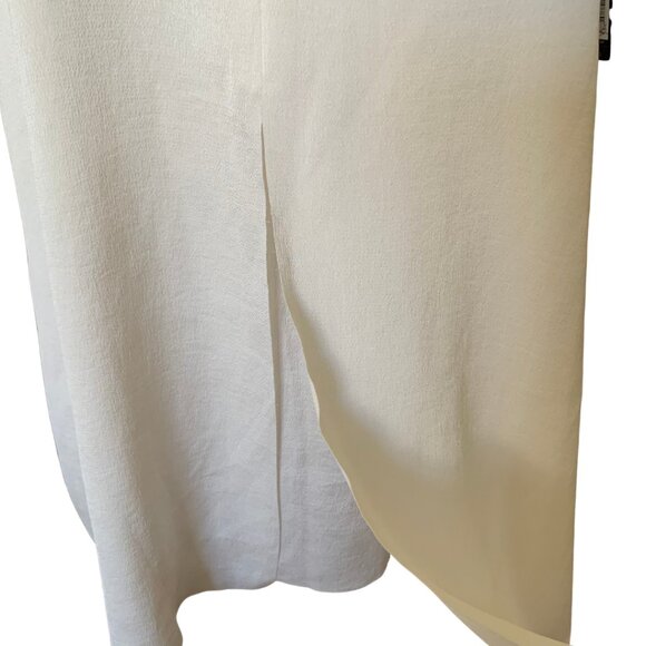 Nic + Zoe Silky White Sleeveless Tunic Tops Blouse Size PP - Picture 12 of 14